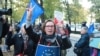 Акція проти рішення Конституційного суду Польщі, Варшава, 7 жовтня 2021 року
