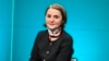 Ministra de Externe, Luminița Odobescu în studioul redacției pentru România a Europei Libere, București, 9 ianuarie 2024/ FOTO: Andrei Avram