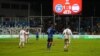 Pamje nga fusha e dëmtuar e stadiumit "Fadil Vokrri" në Prishtinë, gjatë ndeshjes Kosovë-Izrael, më 12 nëntor 2023.