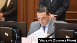 Министерот за спорт Борко Ристовски 