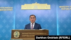 Аибек Смадијаров, портпарол на Министерството за надворешни работи на Казахстан