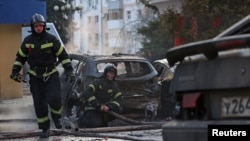 Разрушения в Белгород след атаката на 30 декември 