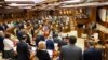 Minutul de reculegere ținut de deputați în plenul parlamentului din 13 iunie.