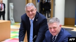 Fico és Orbán Brüsszelben