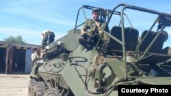 Снимка, която Алфред Галимов е изпратил на близките си от фронта 