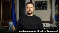 Presidenti ukrainas, Volodymyr Zelensky.