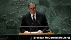 Претседателот на Србија, Александар Вучиќ во ОН