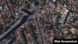 Az érintett ház a Google Earth képén