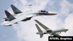 Su-27 և MQ-9