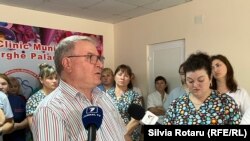 Valentin Friptu, directorul clinicii de obstetrică și ginecologie a spitalului.