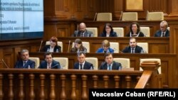 Garnitura noului cabinet de miniștri.