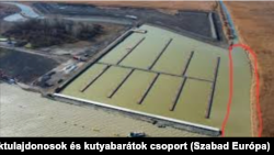 A Fertő tavi beruházás területe