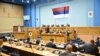 Asambleja Kombëtare e entitetit serb të Bosnje e Hercegovinës, Republikës Sërpska, në Banja Llukë. (Fotografi nga arkivi)
