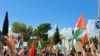 Demonstrație de susținere a poporului palestinian, Podgorica, Muntenegru, 22 octombrie
