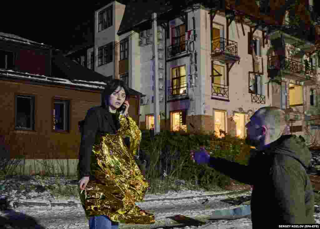 Situat la aproximativ 30 de kilometri de granița cu Rusia, al doilea oraș ca mărime din Ucraina a fost supus sistematic unor atacuri aeriene intense și, adesea, mortale. (foto: Serghei Kozlov/EPA-EFE)