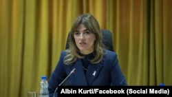 Ministrja e Drejtësisë e Kosovës, Albulena Haxhiu.