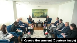 Косово-Средба меѓу косовскиот премиер Аљбин Курти и амбасадорите на земјите од „Група Квинт“, 26 јануари 2024