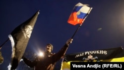 Skup podrške Rusiji u Beogradu, mart 2022. 