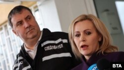 Шефът на киберотдела в следствието Светослав Василев и говорителката на главния прокурор Сийка Милева.