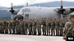 Архива - Испраќање на војници на АРМ на воена вежба во ЕУ. 
