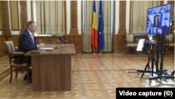 Președintele Iohannis va avea o videoconferință cu managerii de spitale