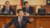 Премиерът Кирил Петков по време на изслушване в парламента