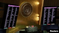 Lista țărilor participante la votul pentru suspendarea Rusiei din Consiliul ONU pentru Drepturile Omului