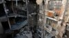Зруйнований російськими військовими житловий будинок у Харкові, 10 квітня 2022 року