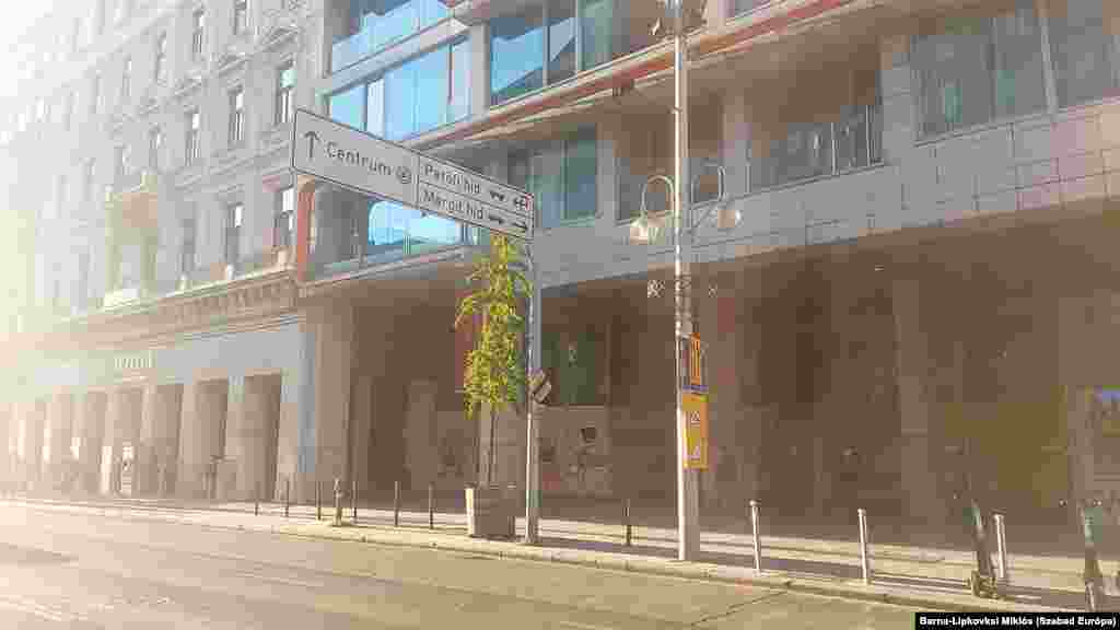 Budapest Rákóczi Street in 2021