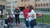 Скопје- протест пред Собранието под мотото „Имам право на достоинствен живот“