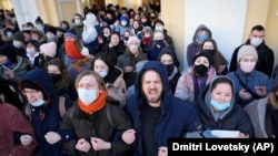 Protesti protiv invazije na Ukrajinu, Sankt Peterburg, 27. februar