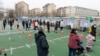 Red za masovno testiranje u Kini, u gradu Tianjin na severu države, 12. januar 2022. 