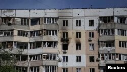 Уништена зграда во Одеса по руски напад со дронови