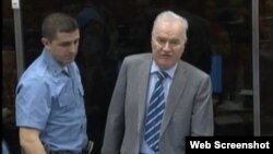 Ratko Mladić u sudnici Haškog tribunala