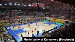 Anti-Albanian chants from the crowd marred a basketball match between North Macedonia and Romania on August 2.