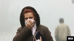 Архива: Загаден воздух, смог и магла во Скопје. 14.12.2017