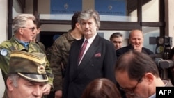 Ratko Mladić i Radovan Karadžić na Palama, 18 april 1993