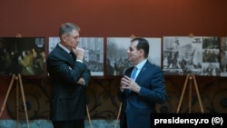 Președintele român Klaus Iohannis și premierul Ludovic Orban, București, 23 decembrie 2019.