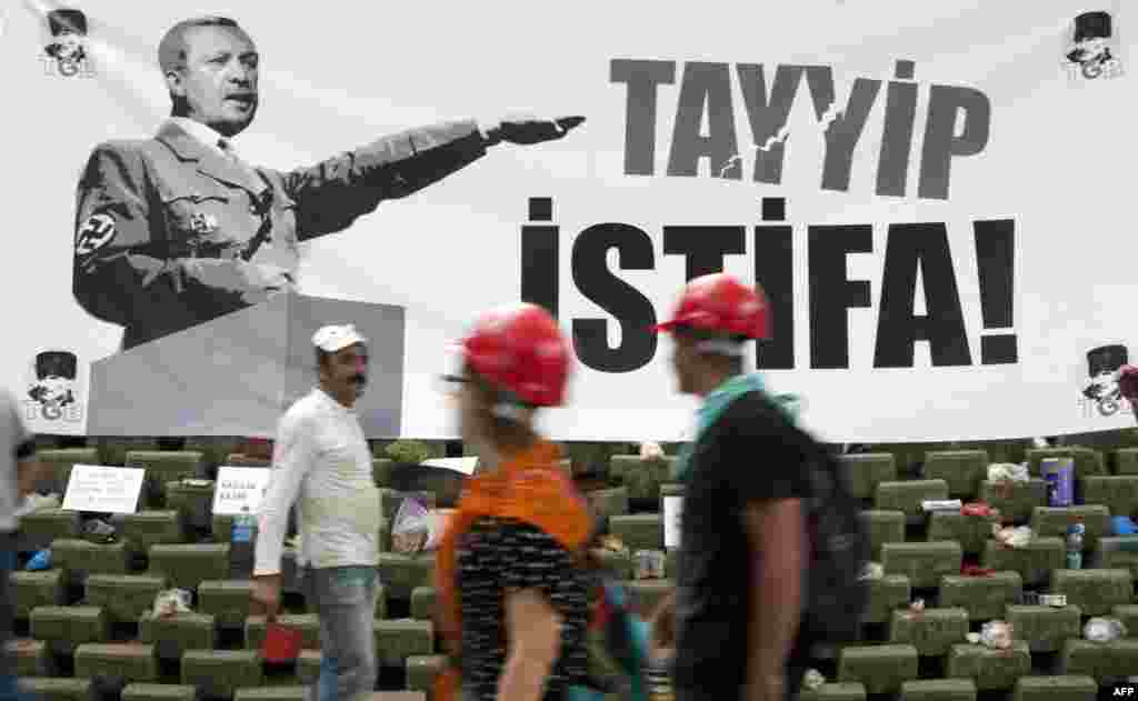 Istanbul, 7. juni 2013. Foto: AFP / Gurcan Ozturko 