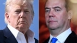 Дональд Трамп і Дмитро Медведєв (праворуч), фотоколаж