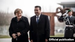 Германската канцеларка Ангела Меркел и премиерот Зоран Заев.