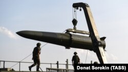 “Искандер-М” ракетасынын көрүнүшү. Иллюстрациялык сүрөт.

