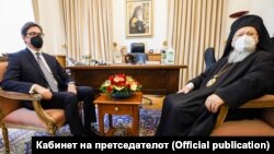 Стево Пендаровски и Вселенскиот Патријарх Вартоломеј