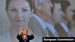 Vivien Reding në Belgjikë, konferencë për gratë në biznes..