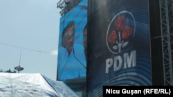 Vladimir Plahotniuc vorbind la mitingul PD din 9 iunie 2019 