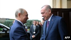 Ռուսաստանի և Թուրքիայի նախագահներ Վլադիմիր Պուտինը և Ռեջեփ Էրդողանը, արխիվ