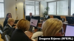 Predsjednik VSTV Milan Tegeltija na sjednici VSTV na kojoj je razmatran njegov rad nakon afere 'Potkivanje' Sarajevo, maj 2019.