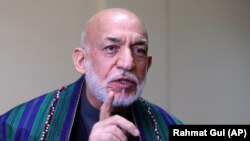 Поранешниот авганистански претседател Хамид Карзаи 