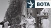 Diplomati iranian, Reza Saffinia, duke përshëndetur ushtarët izraelitë teksa arrinte te rezidenca e presidentit të parë të Izraelit, Chaim Weizmann, afër Tel Avivit, më 1950.<br><br>Atë vit, Irani u nda nga fqinjtë arabë, duke njohur joformalisht shtetin e ri hebraik.