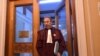 Președintele CCR, Valer Dorneanu, la finalul unei ședințe publice.